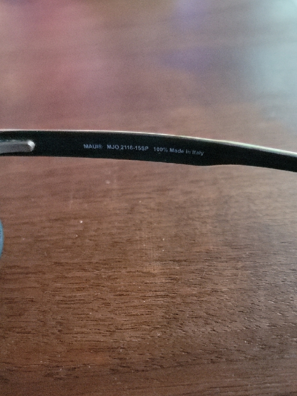 Maui Jim Dark Blue & Neon Green Eyeglasses - Picture 5 of 5
